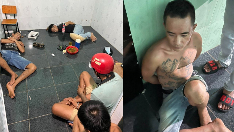 Phát hiện súng đạn tại căn nhà có một nhóm người sử dụng ma túy -0