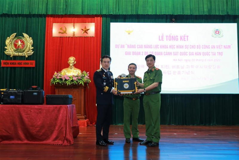 Vietnam, Korean police complete project to improve capacity of criminal science -0