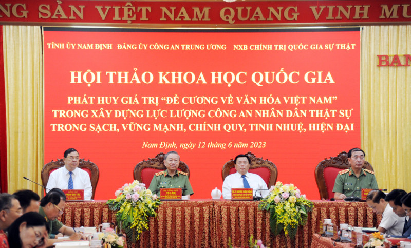 Phát huy giá trị Đề cương Văn hóa Việt Nam trong bảo vệ Tổ quốc và xây dựng lực lượng CAND -0