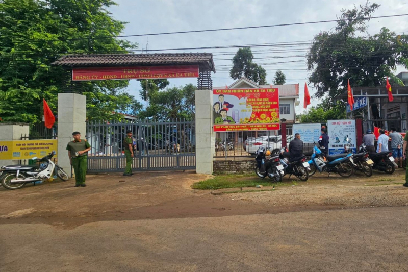 Thông tin mới vụ tấn công trụ sở Công an xã tại Đắk Lắk: Đã bắt 22 đối tượng -0