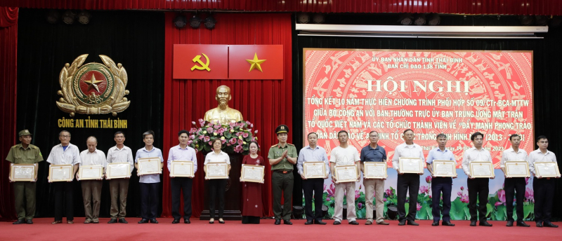 Thái Bình tổng kết 10 năm thực hiện chương trình phối hợp 09 -0