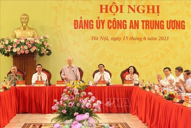 Phát biểu của đồng chí Tổng Bí thư Nguyễn Phú Trọng tại Hội nghị Đảng uỷ Công an Trung ương -0