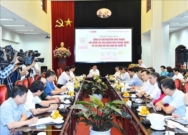 Book on Party leader Nguyen Phu Trong released -0