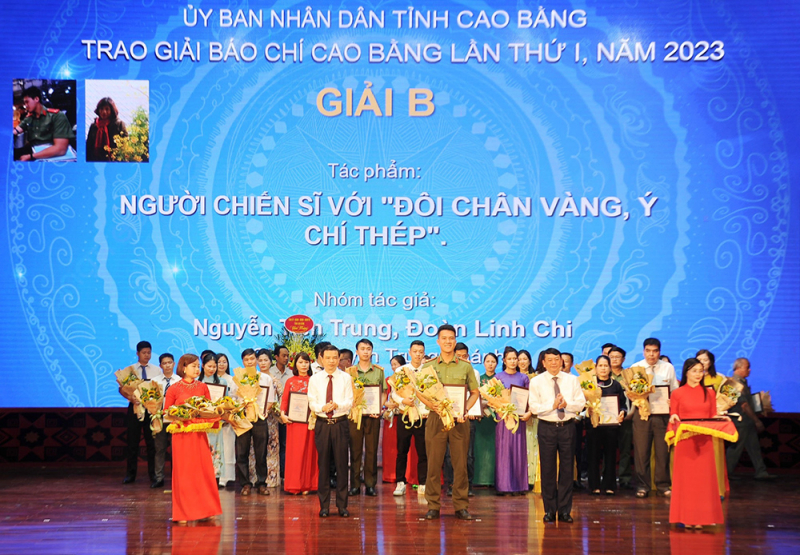 PV Báo CAND đạt 2 giải B Giải Báo chí tỉnh Cao Bằng năm 2023 -0
