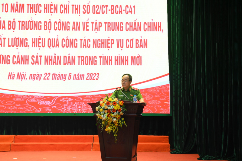 Công tác nghiệp vụ cơ bản đã gắn kết và góp phần quan trọng trong bảo đảm trật tự an toàn xã hội -0