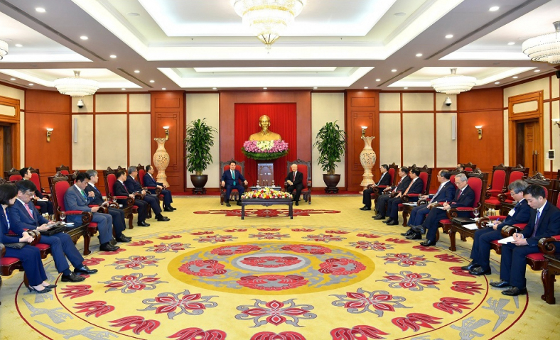 Tổng Bí thư Nguyễn Phú Trọng tiếp Tổng thống Hàn Quốc Yoon Suk Yeol -0