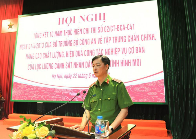 Hanoi police requested to improve the quality and efficiency of basic professional work -0