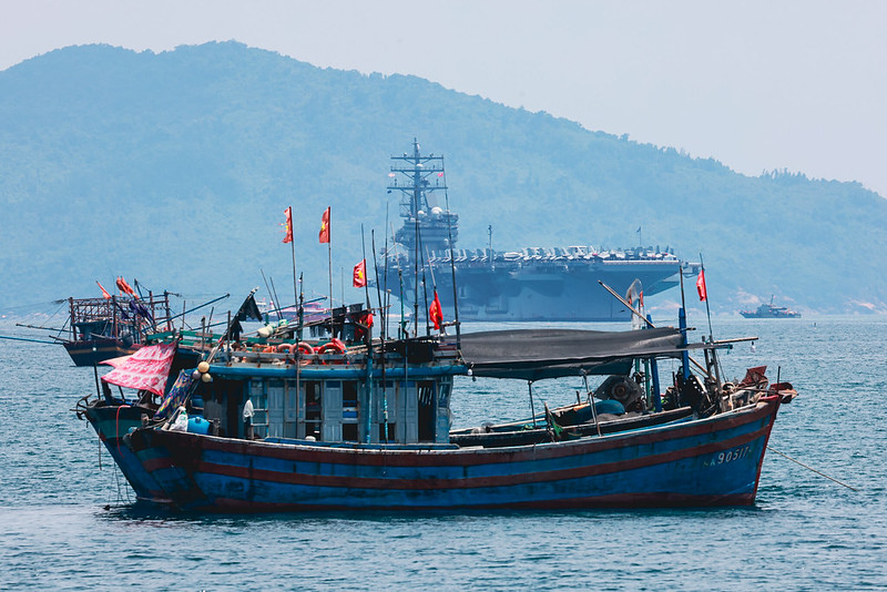 Nhóm tác chiến tàu sân bay USS Ronald Reagan thăm Việt Nam -0