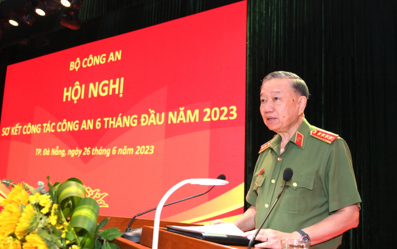 Bộ trưởng Tô Lâm chủ trì Hội nghị sơ kết công tác Công an 6 tháng đầu năm 2023 -0