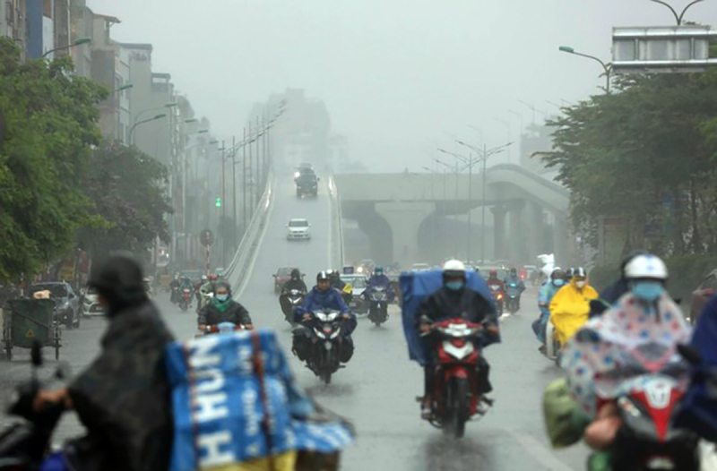Miền Bắc đến Nghệ An còn mưa to -0