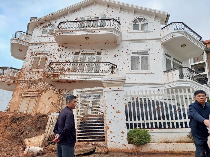 Sạt lở đất đang đe dọa hàng loạt khu vực ở Đà Lạt -0