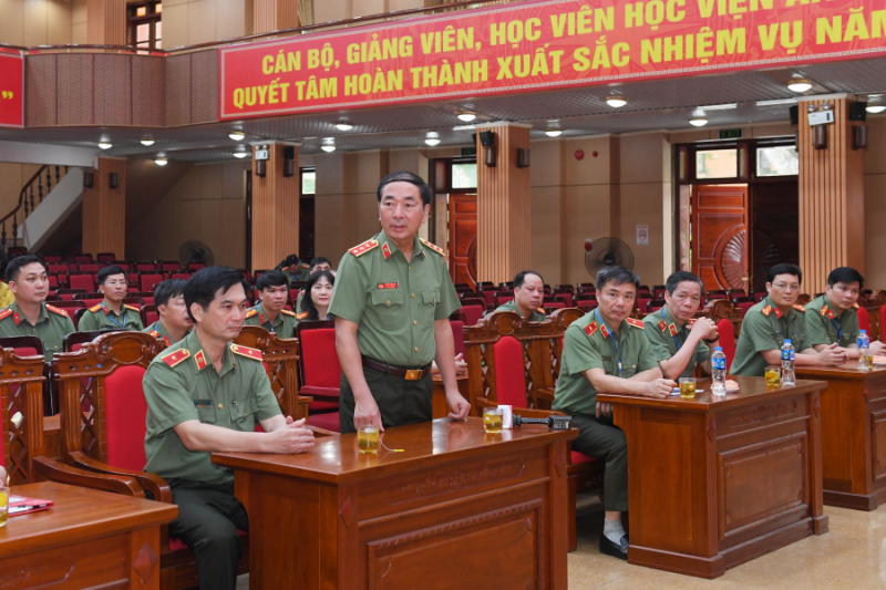 Thứ trưởng Trần Quốc Tỏ kiểm tra công tác tổ chức Kỳ thi đánh giá của Bộ Công an năm 2023 -0