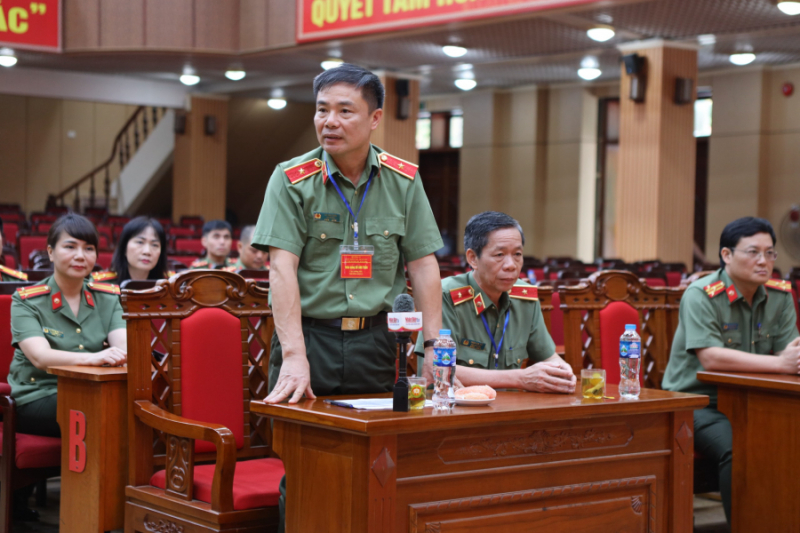 Thứ trưởng Trần Quốc Tỏ kiểm tra công tác tổ chức Kỳ thi đánh giá của Bộ Công an năm 2023 -0