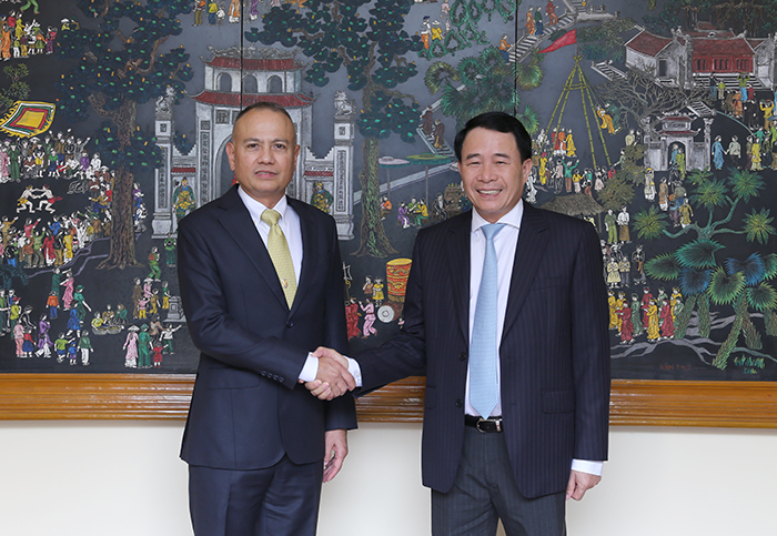 Deputy Minister Le Quoc Hung holds talks with Deputy Commander-in-Chief of the Royal Thai Police -0