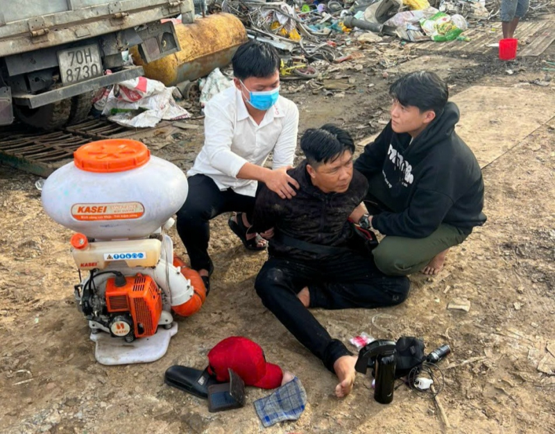 Hai chiến sĩ nghĩa vụ CAND bắt trộm -0