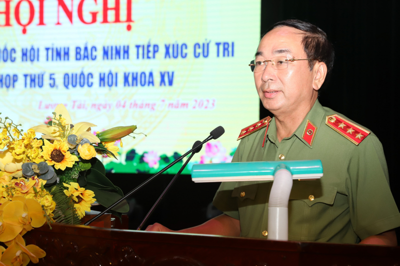 Thứ trưởng Trần Quốc Tỏ tiếp xúc cử tri huyện Lương Tài, Bắc Ninh -0