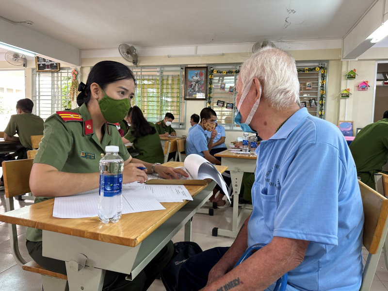 Công an TP Hồ Chí Minh đảm bảo quyền lợi chính đáng của các nhân khẩu đặc biệt  -1