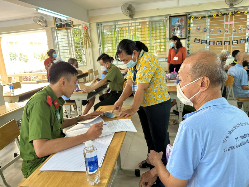 Công an TP Hồ Chí Minh đảm bảo quyền lợi chính đáng của các nhân khẩu đặc biệt  -1