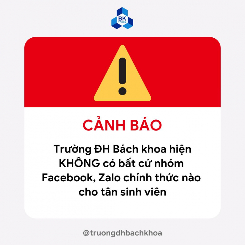 Cảnh báo việc tham gia các hội nhóm tân sinh viên tự phát -0