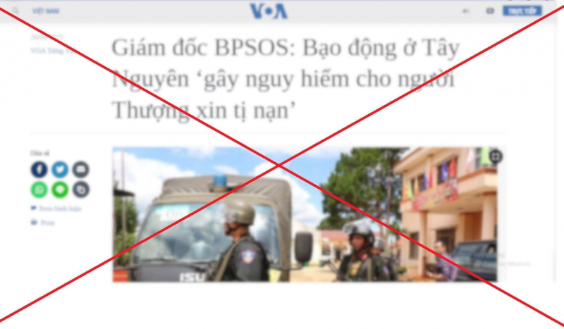 Tổ chức BPSOS lại trắng trợn vu cáo, xuyên tạc sau vụ khủng bố ở Đắk Lắk -0