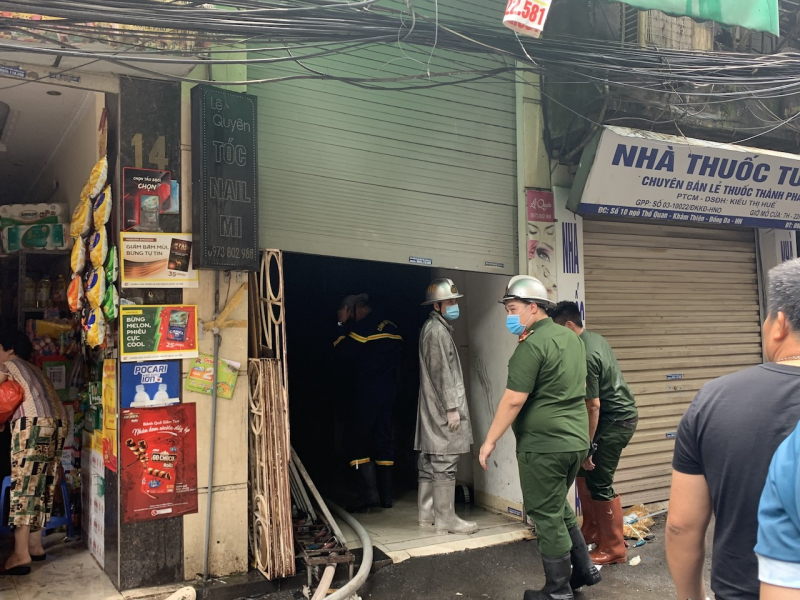 Thông tin chính thức vụ cháy tại ngõ Thổ Quan -0