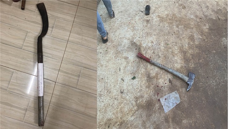 Xách rìu và rựa ra chém nhau chỉ vì mâu thuẫn tiếng ồn hát karaoke -0