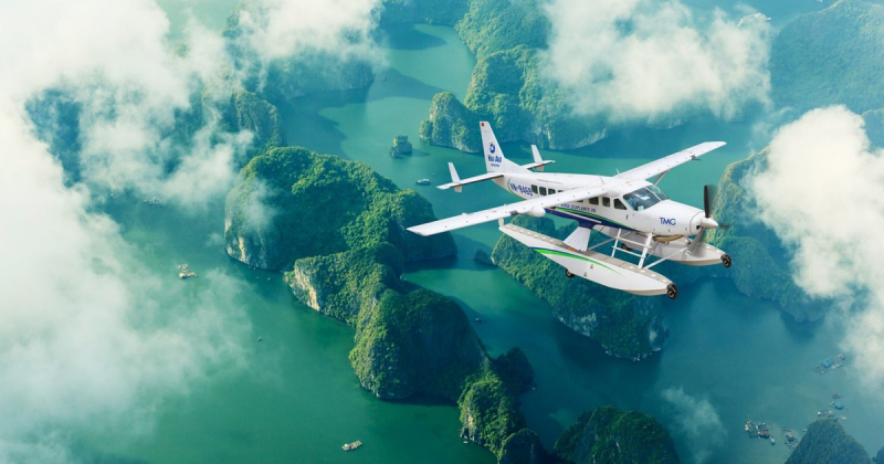 First commercial seaplane flight between Tuan Chau and Co To conducted -0