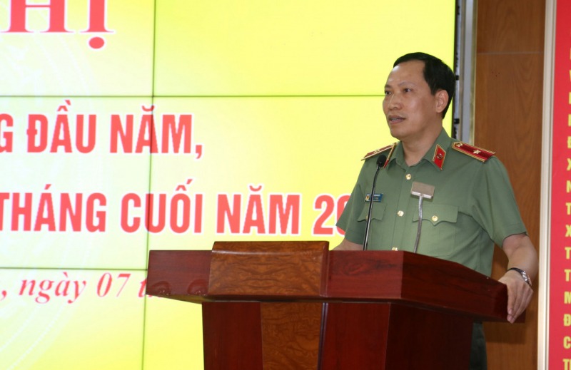 Quang Ninh Police Department reviews results of implementing tasks -0