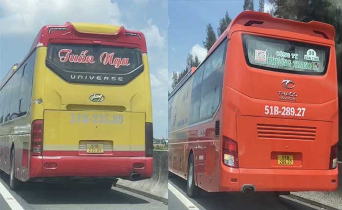 Xử lý hàng loạt ô tô “đi nhầm” làn khẩn cấp cao tốc TP Hồ Chí Minh- Mỹ Thuận -0