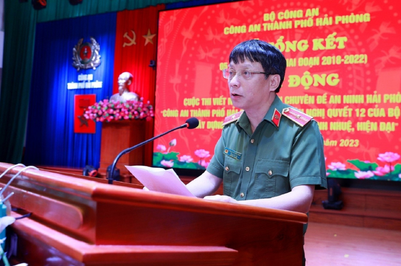 Công an Hải Phòng phát động Cuộc thi viết năm 2023 về lực lượng CAND trên chuyên đề An ninh Hải Phòng  -0