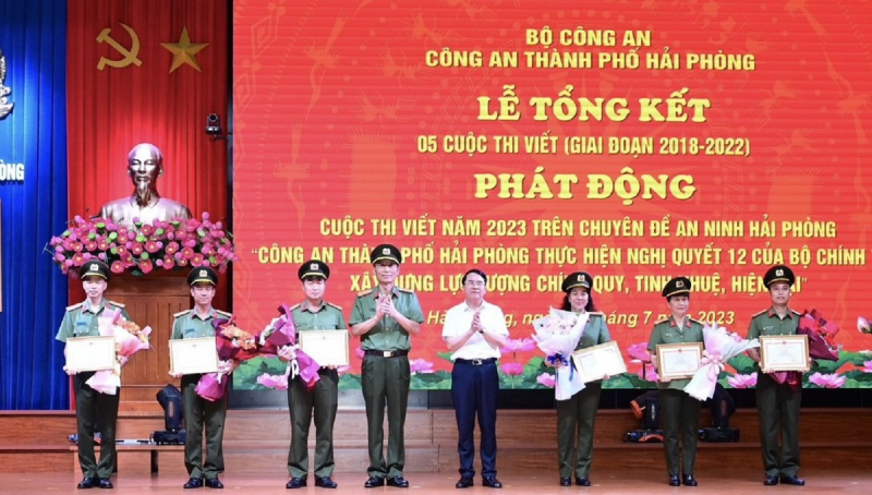 Công an Hải Phòng phát động Cuộc thi viết năm 2023 về lực lượng CAND trên chuyên đề An ninh Hải Phòng  -0