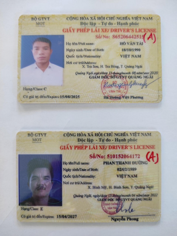 Mua giấy phép lái xe ô tô giả trên mạng bị khởi tố bị can -0