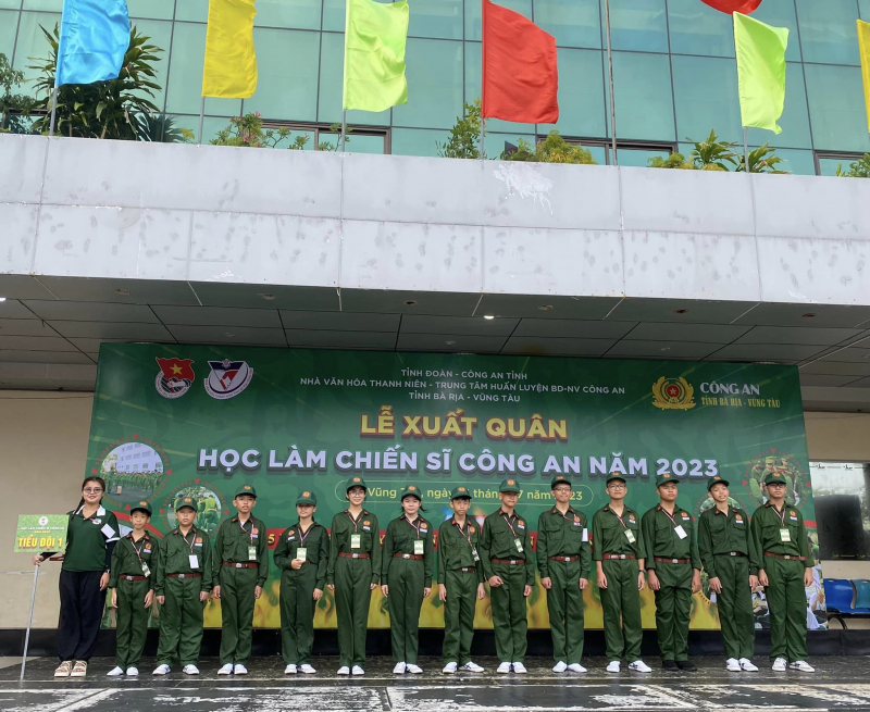 Bà Rịa-Vũng Tàu: 80 “chiến sĩ nhí” hào hứng tham gia “Học làm chiến sĩ Công an” năm 2023 -0