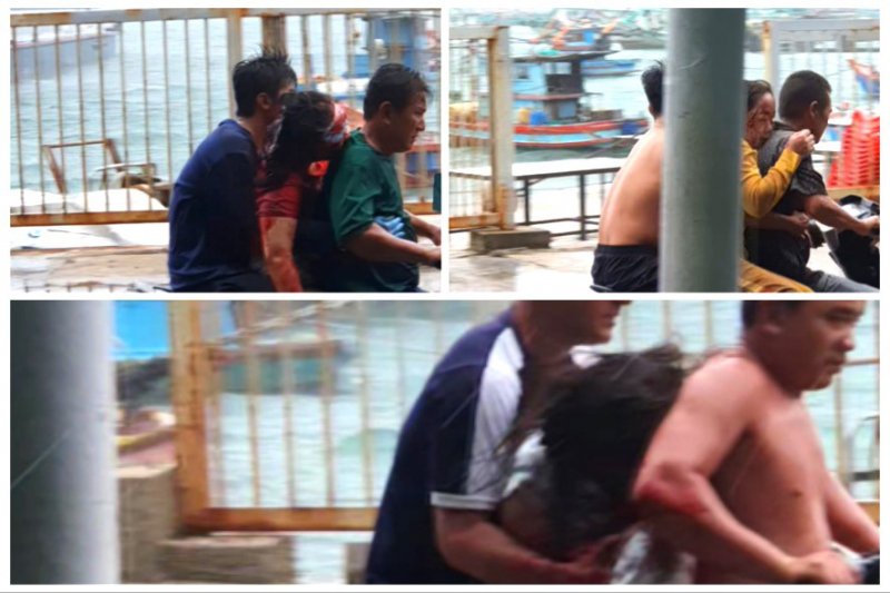 Dông lốc làm sập nhà chờ cầu cảng khiến 4 người thương vong -0