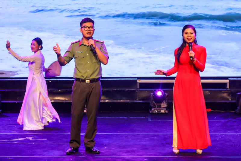 Tưng bừng Liên hoan nghệ thuật quần chúng Cục Truyền thông CAND -2