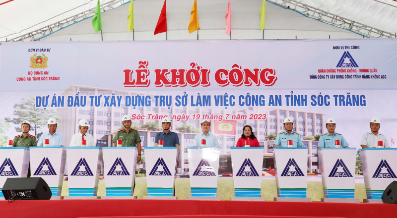 Khởi công xây dựng trụ sở Công an tỉnh Sóc Trăng  -0