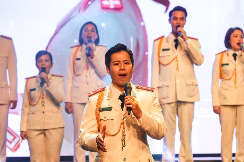 Tưng bừng Liên hoan nghệ thuật quần chúng Cục Truyền thông CAND -0