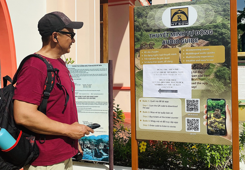 Khai trương sản phẩm thuyết minh đa ngôn ngữ tại Khu đền tháp Mỹ Sơn -0
