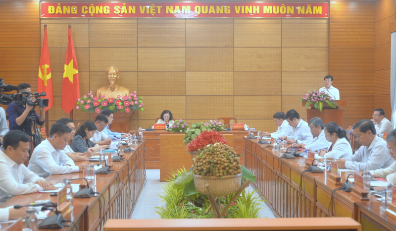 Thường trực Ban Bí thư làm việc với Ban Thường vụ Tỉnh ủy Đồng Tháp -0