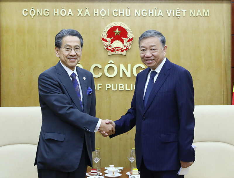 Tăng cường quan hệ hợp tác giữa Bộ Công an và JBIC -0