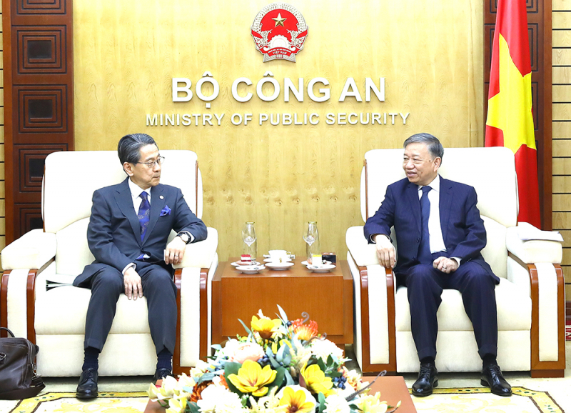 Tăng cường quan hệ hợp tác giữa Bộ Công an và JBIC -0