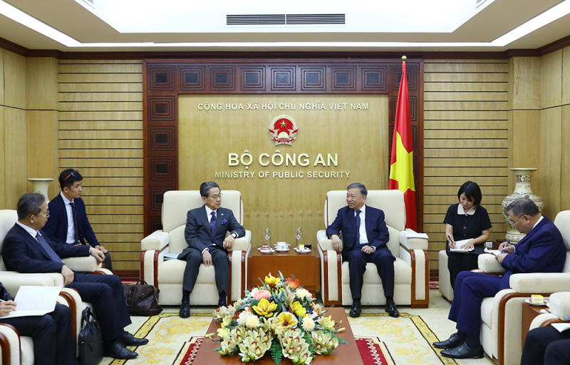 Tăng cường quan hệ hợp tác giữa Bộ Công an và JBIC -0