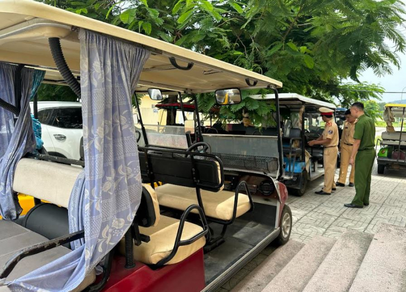 Chấn chỉnh hoạt động của xe điện tại khu du lịch Hải Tiến -0