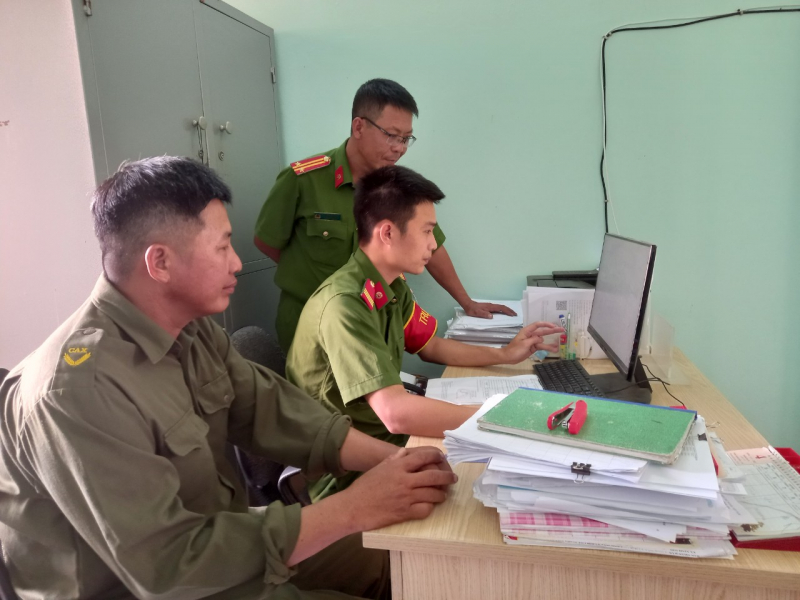 Công an xã được cấp giấy chứng nhận đủ điều kiện về an ninh, trật tự -0