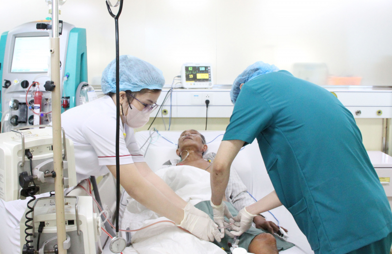 Cứu sống người đàn ông 68 tuổi ở Bạc Liêu bị ong vò vẽ đốt trên 120 vết -0