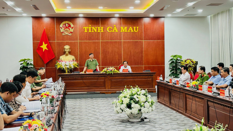 Công bố quyết định thanh tra về chấp hành quy định về sử dụng vật liệu nổ ở Cà Mau -0