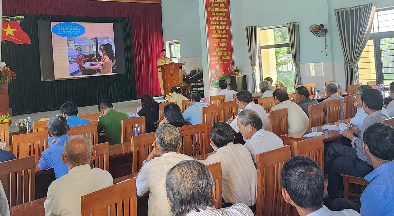 Xây dựng xã điểm về bảo đảm trật tự an toàn giao thông tại Quảng Nam -0