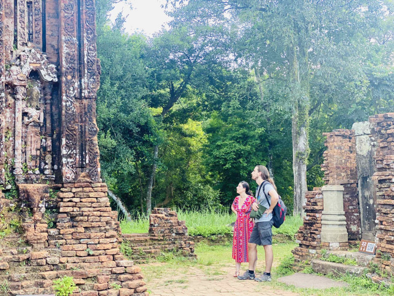 Vẻ đẹp kỳ bí của Thánh địa Mỹ Sơn hút khách du lịch tới Quảng Nam -0