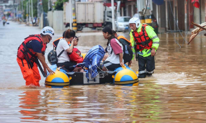 Hai nước châu Á khổ sở vì bão chồng bão, sơ tán hàng trăm nghìn dân -0
