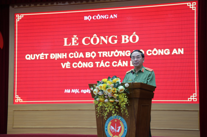 Học viện Chính trị CAND và Trường Cao đẳng ANND I có Phó Giám đốc, Hiệu trưởng mới -1